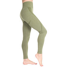 Yoga Shark fitness legíny khaki